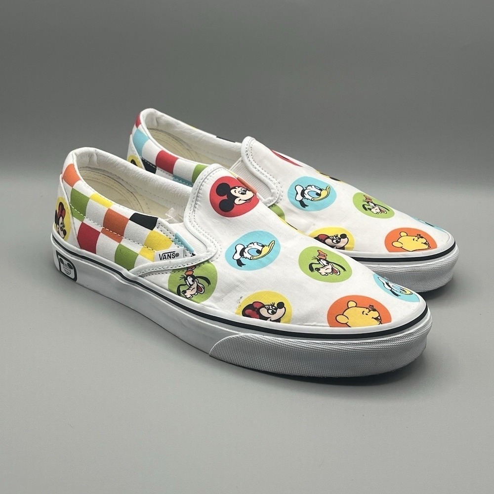 Vans Classic x Disney 50th Anniversary Mickey & Friends Canvas - Men's Size‎ 9